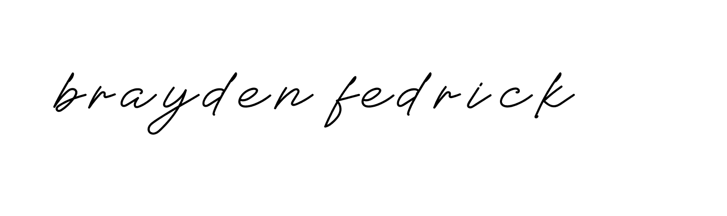 Signature of brayden-fedrick