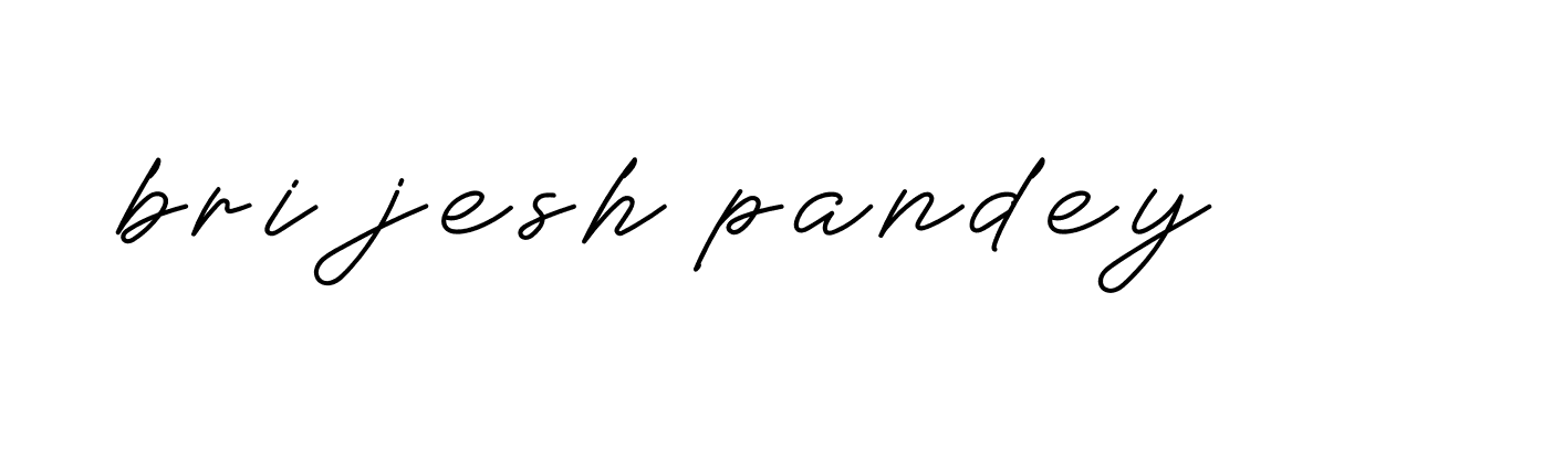 Signature of brijesh-pandey