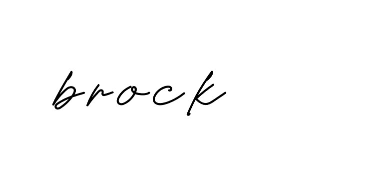 Signature of brock-