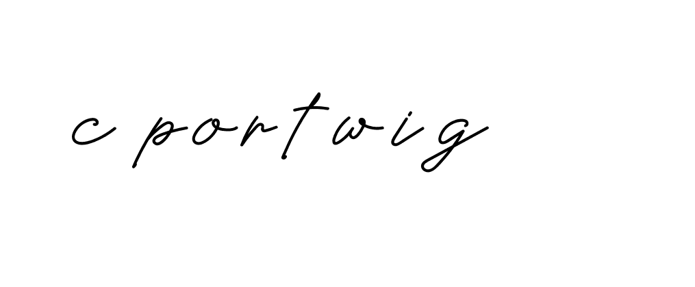 Signature of c-portwig