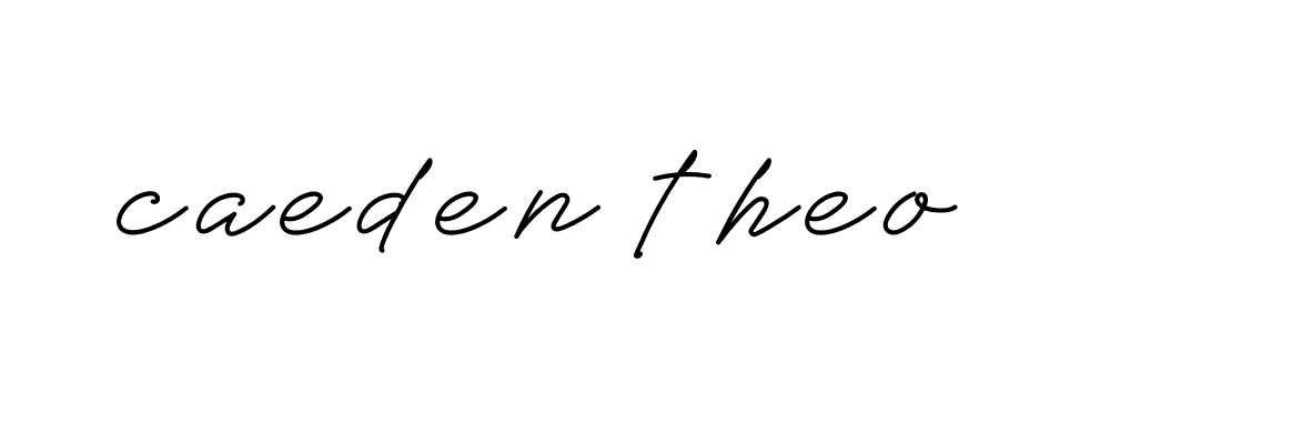 Signature of caeden-theo