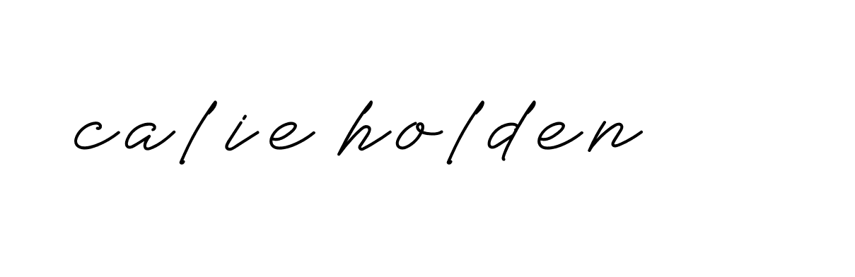 Signature of calie-holden