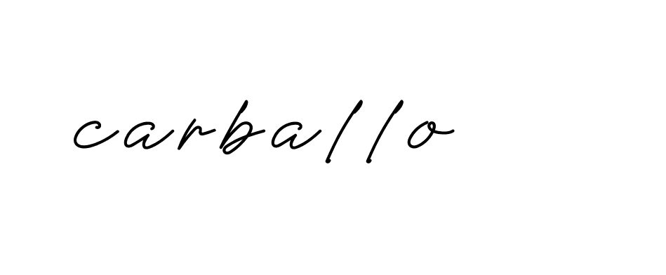 Signature of carballo