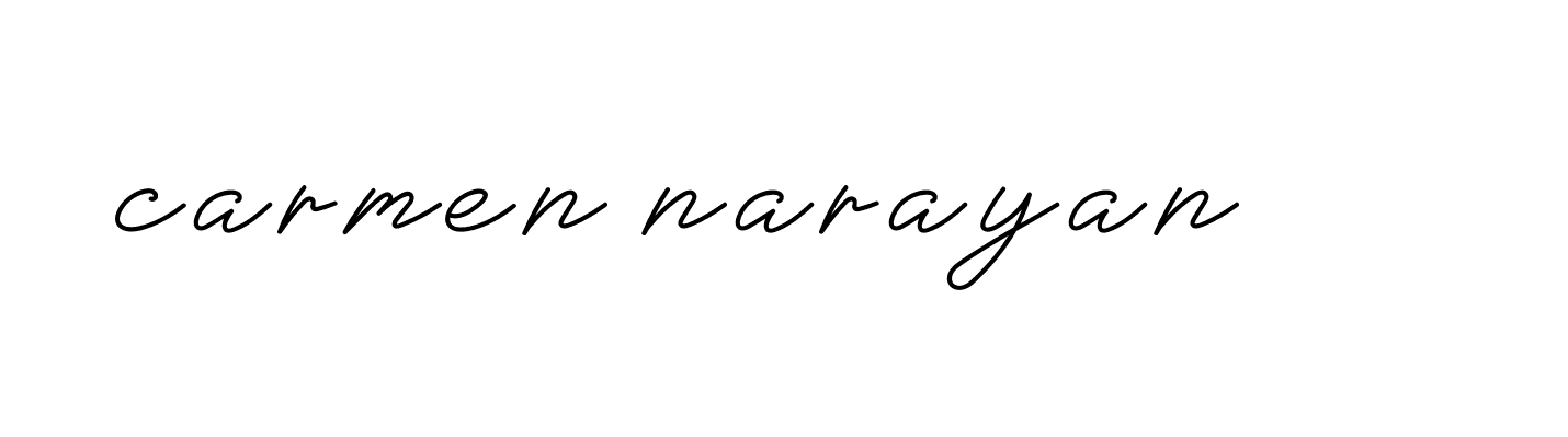 Signature of carmen-narayan