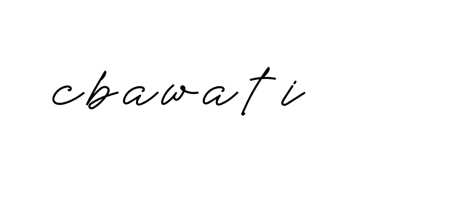 Signature of cbawati