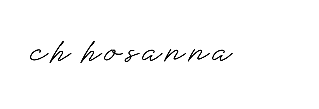 Signature of ch-hosanna