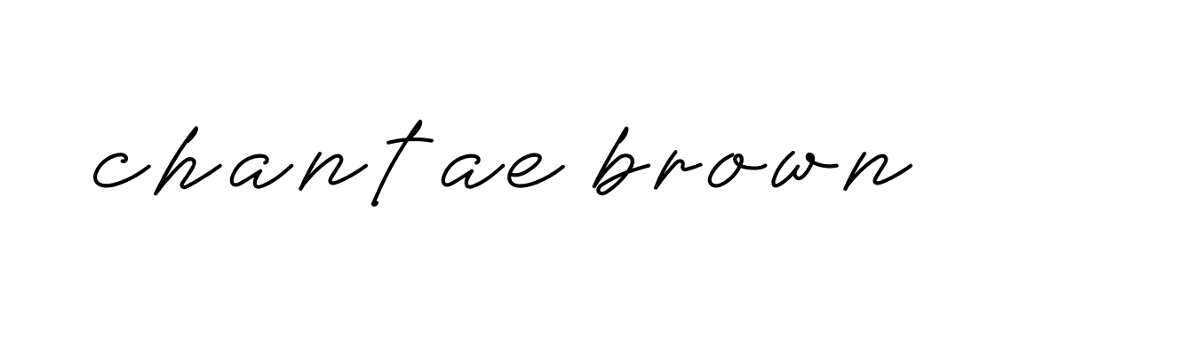 Signature of chantae-brown