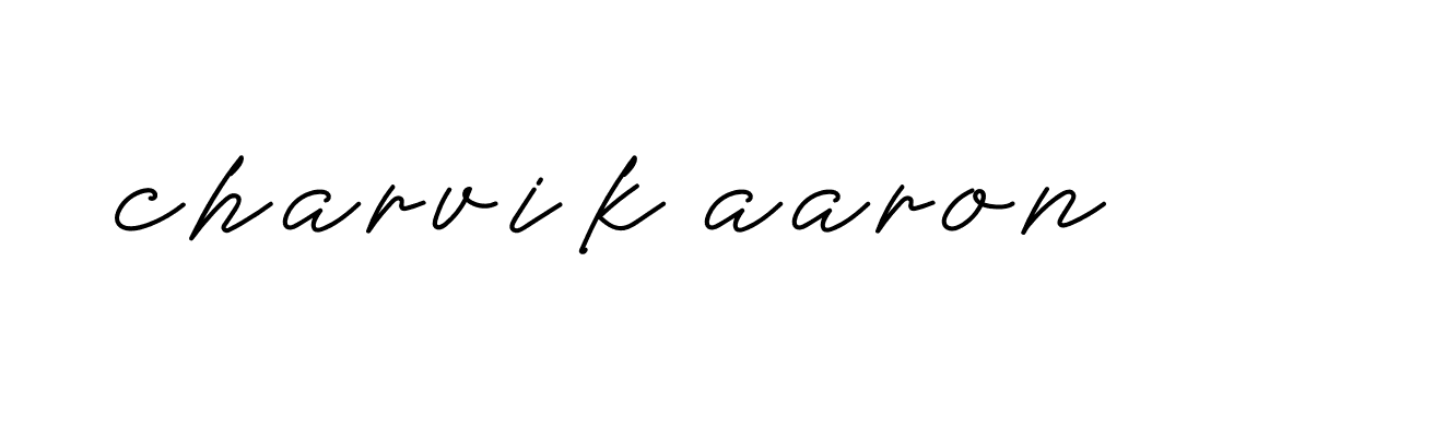 Signature of charvik-aaron