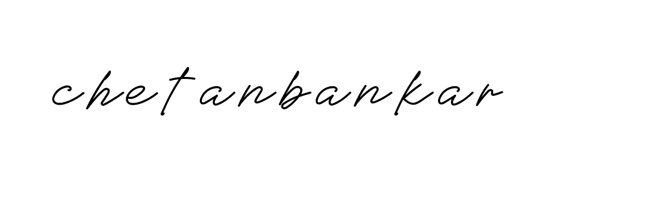 Signature of chetanbankar