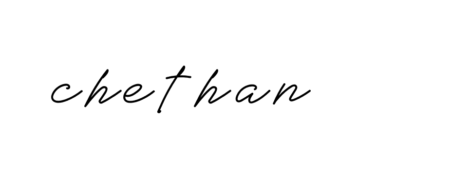 Signature of chethan-