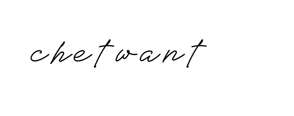 Signature of chetwant