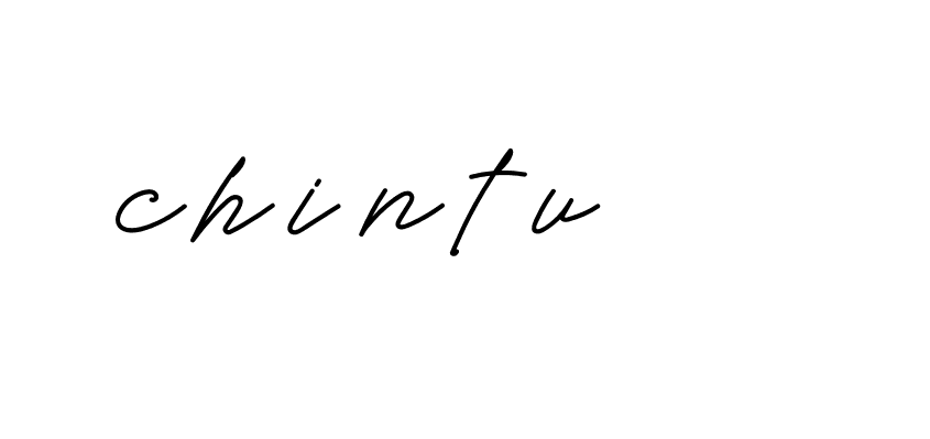 Signature of chintu