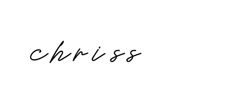 Signature of chriss-