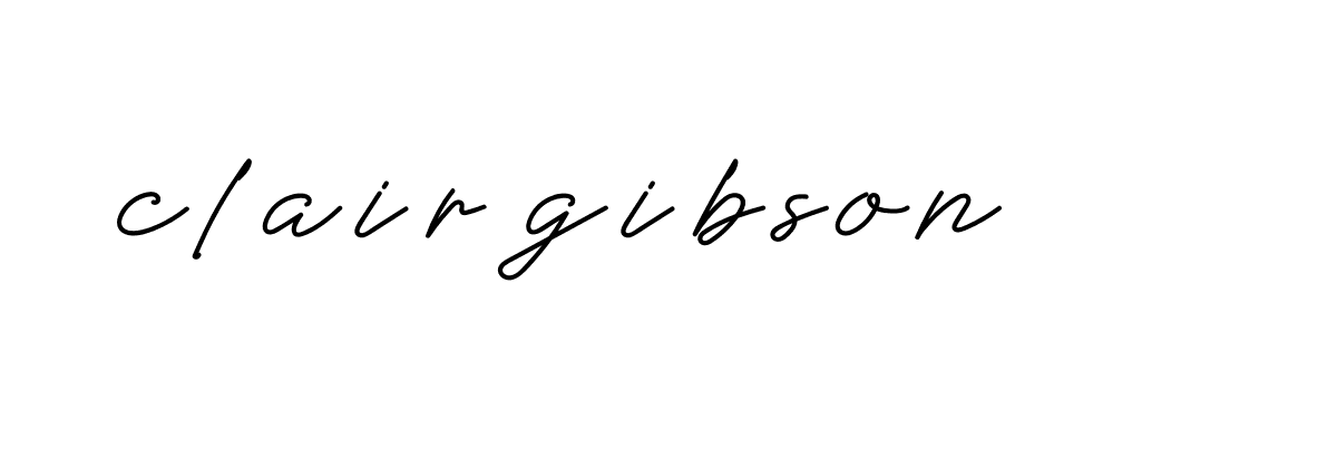 Signature of clair-gibson