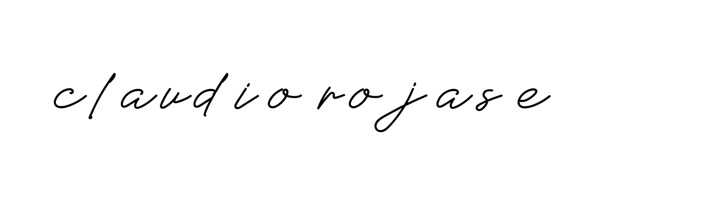 Signature of claudio-rojas-e