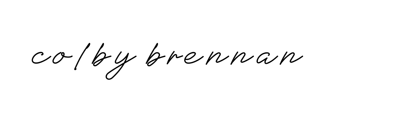 Signature of colby-brennan