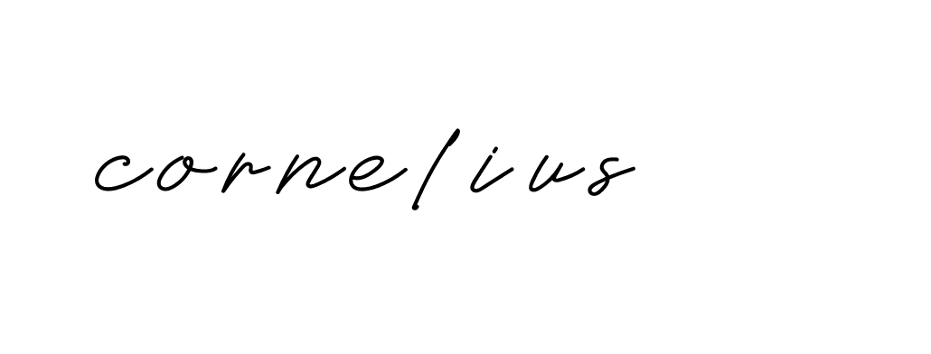 Signature of cornelius-