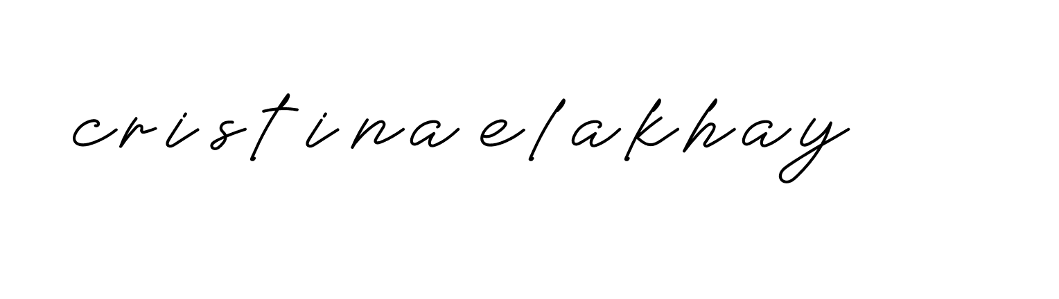 Signature of cristina-elakhay