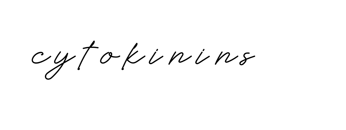 Signature of cytokinins