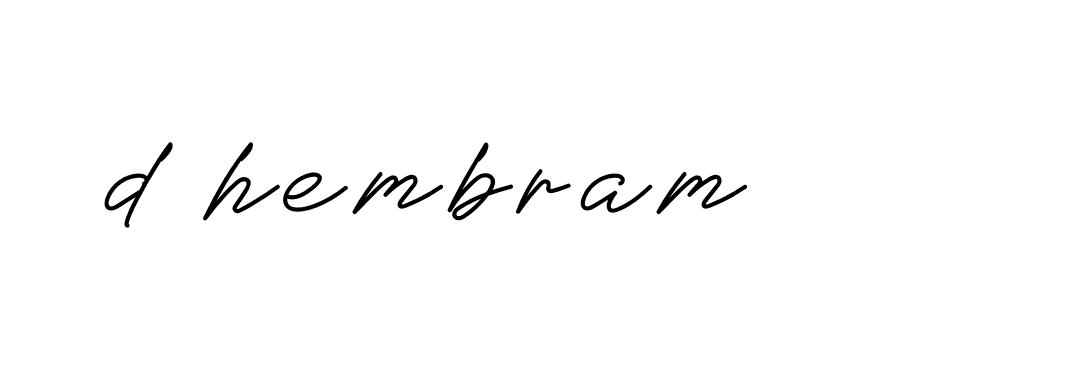 Signature of d-hembram-