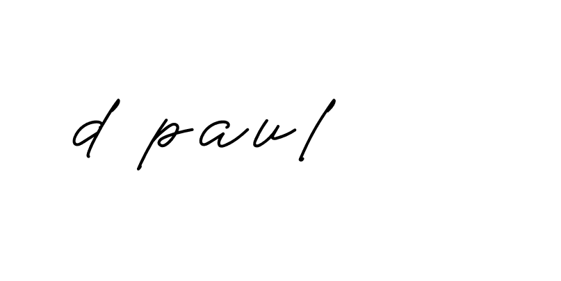 Signature of d-paul-