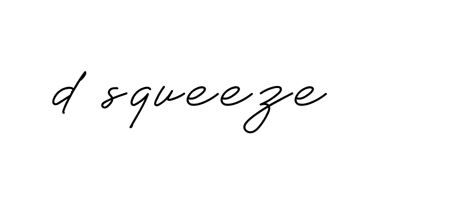 Signature of d-squeeze