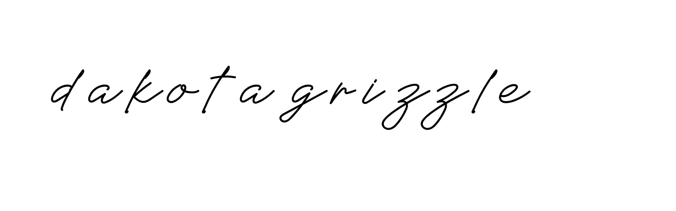 Signature of dakota-grizzle