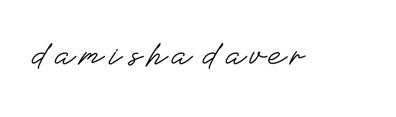 Signature of damisha-daver