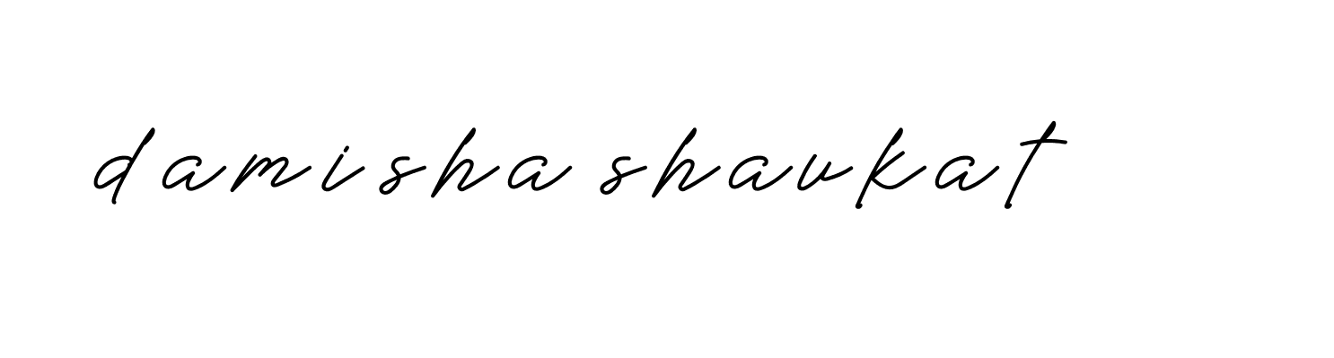 Signature of damisha-shaukat