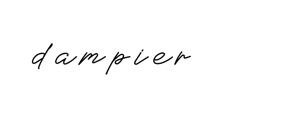 Signature of dampier