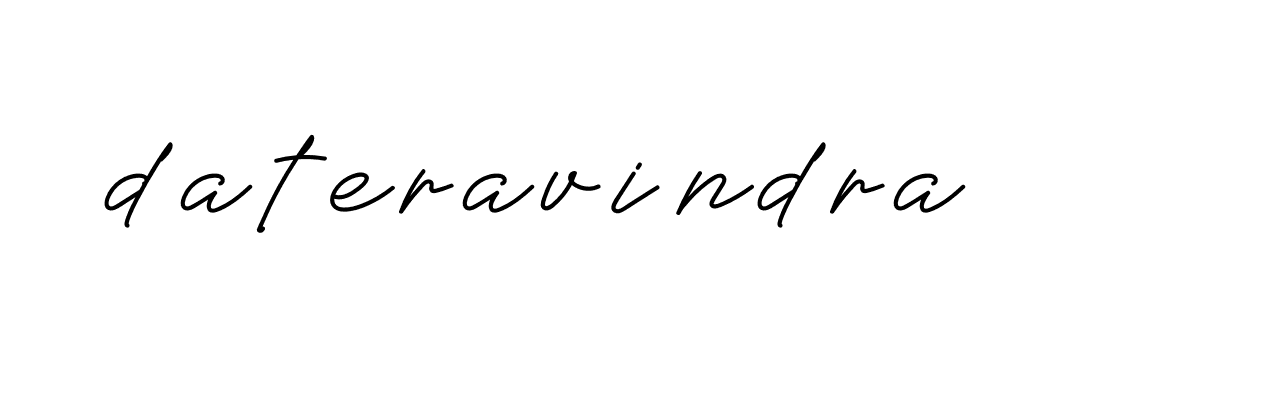 Signature of dateravindra