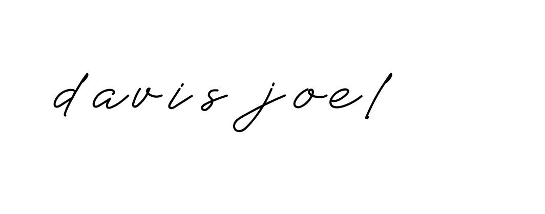 Signature of davis-joel