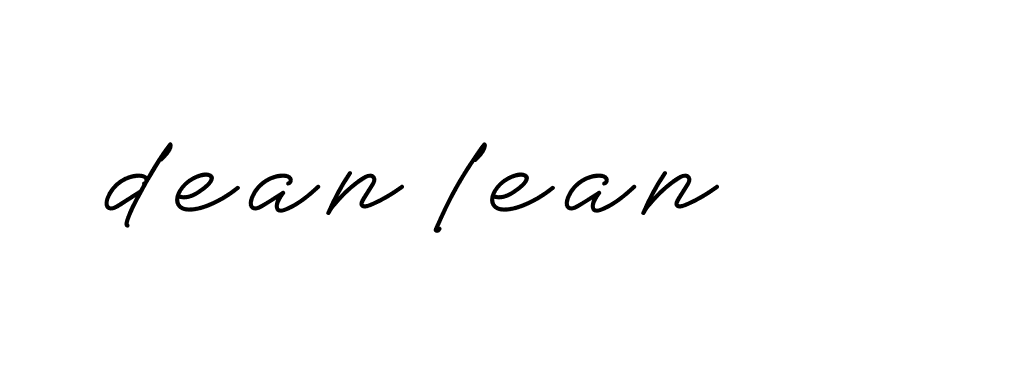 Signature of dean-lean