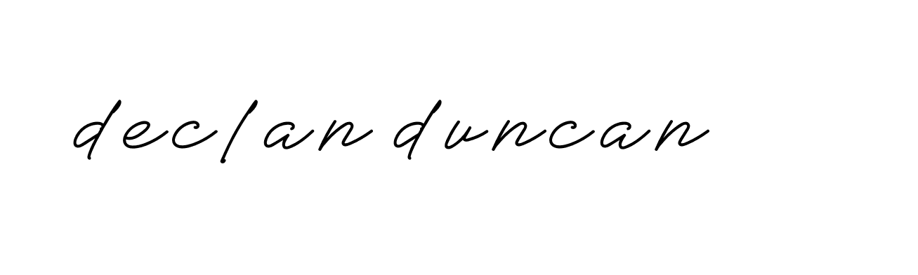 Signature of declan-duncan