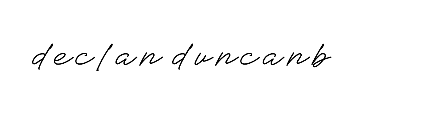 Signature of declan-duncanb