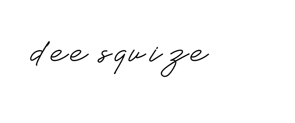 Signature of dee-squize