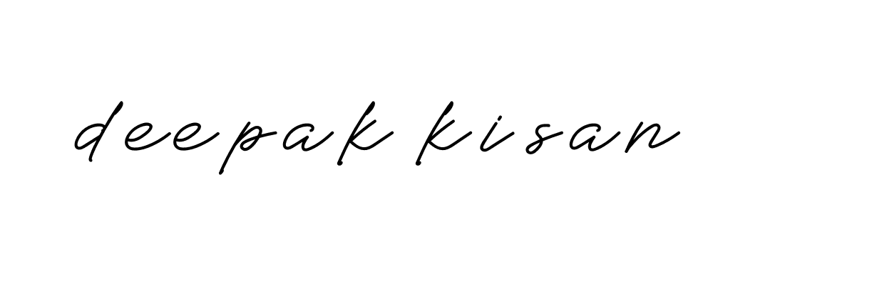 Signature of deepak-kisan