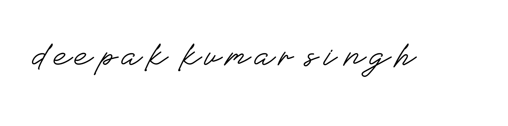 Signature of deepak-kumar-singh