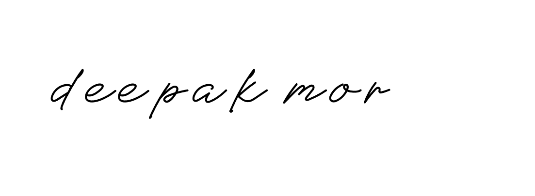 Signature of deepak-mor