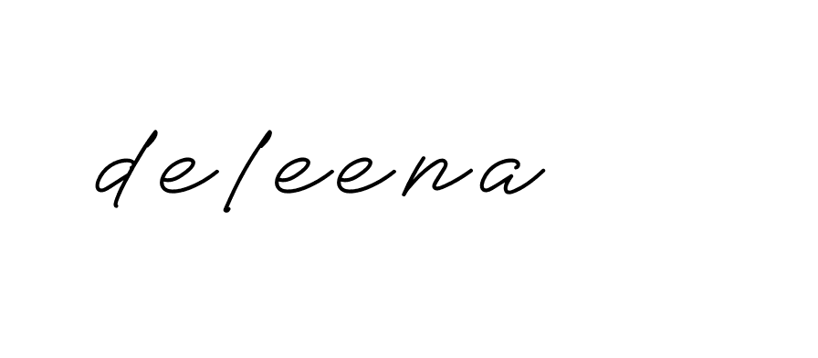 Signature of deleena