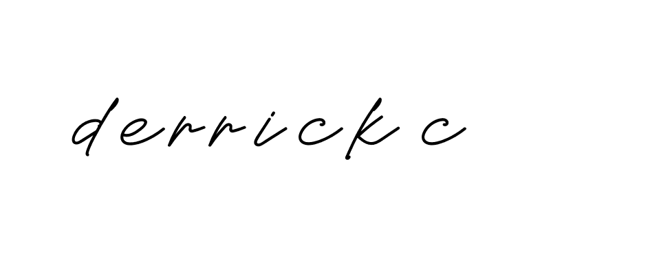 Signature of derrick-c