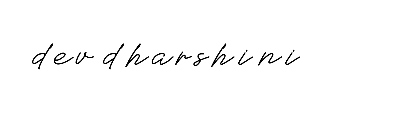 Signature of dev-dharshini