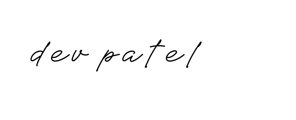 Signature of dev-patel-