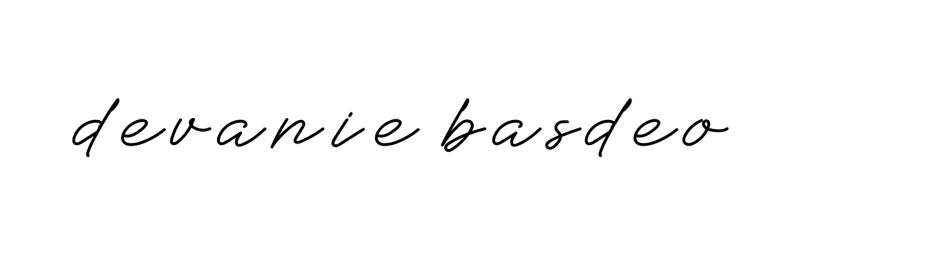 Signature of devanie-basdeo