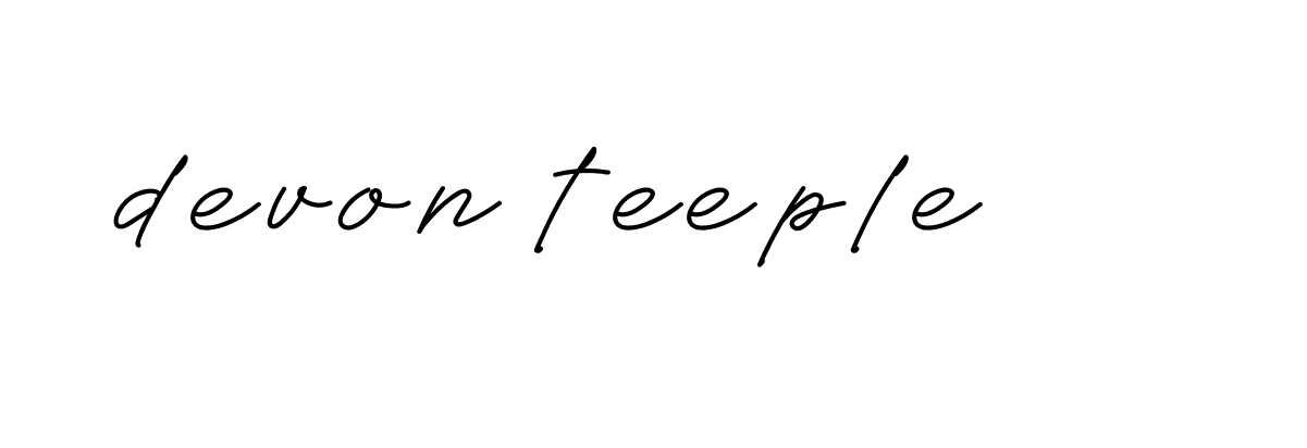 Signature of devon-teeple