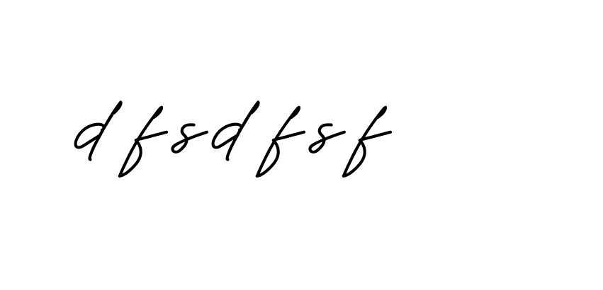 Signature of dfsdfsf