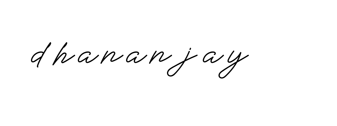 Signature of dhananjay