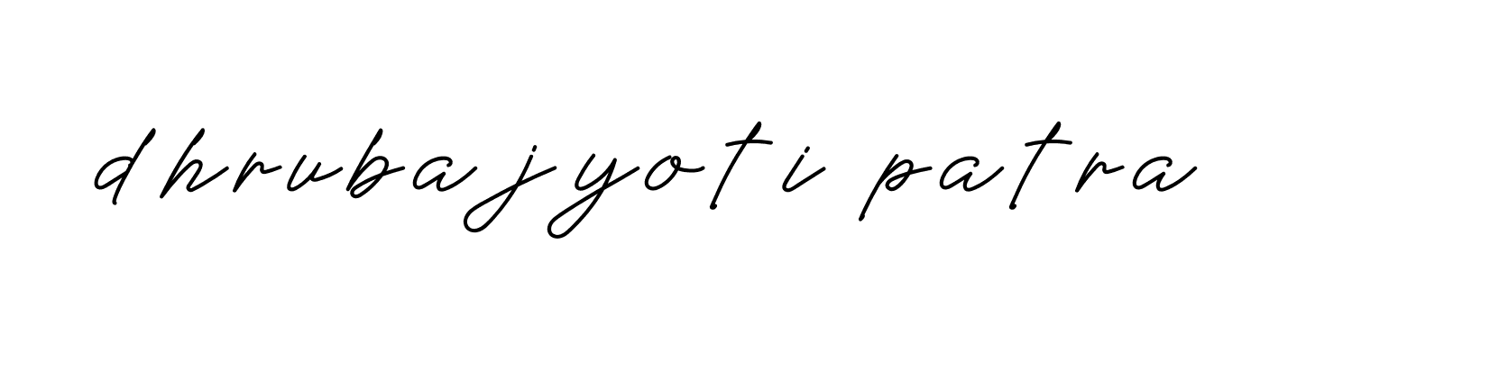 Signature of dhrubajyoti-patra-