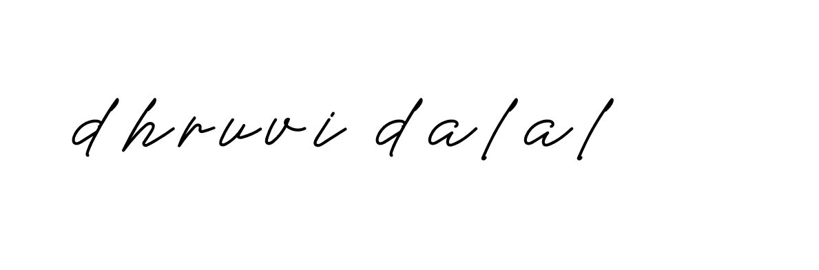 Signature of dhruvi-dalal