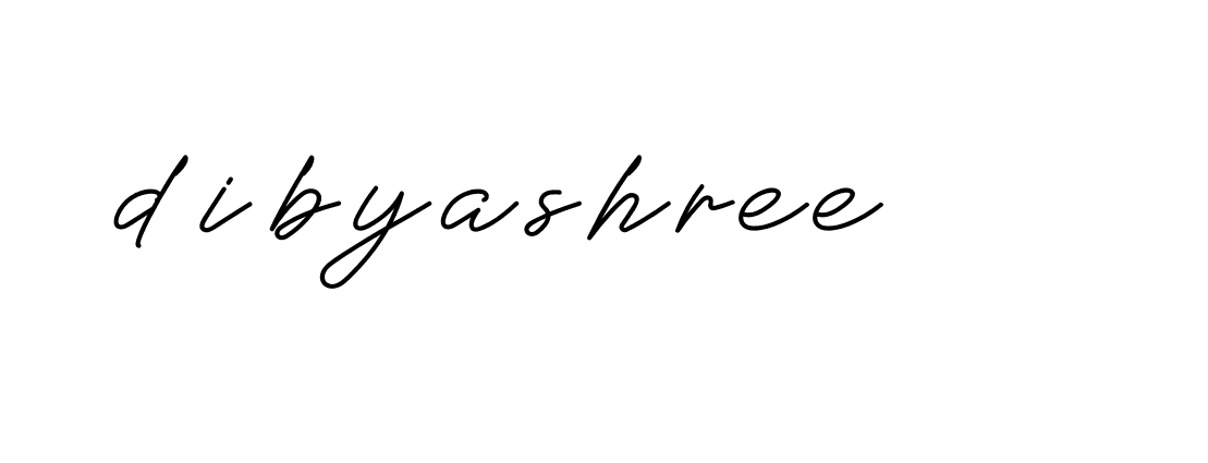 Signature of dibyashree